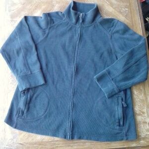 🍀EUC Black 100% Cotton Merona Full Zip Sweater Jacket!!!!